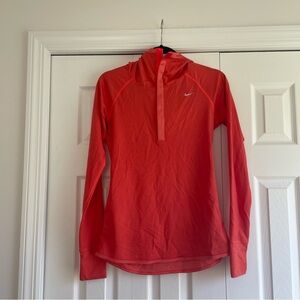 Nike running pullover with hood